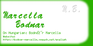 marcella bodnar business card